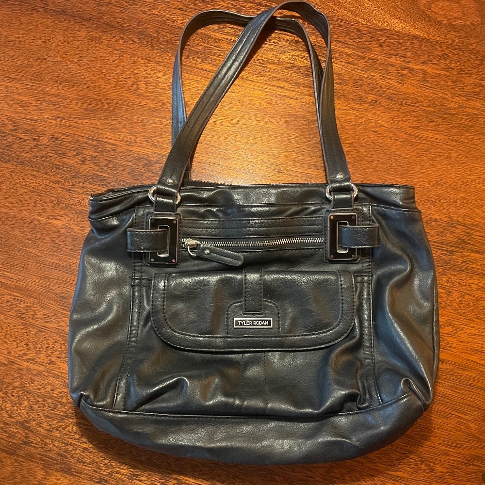 Tyler Rodan purse, black leather